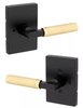 Satin Brass-US4 x Matte Black-514