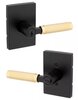 Satin Brass-US4 x Matte Black-514