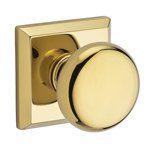 Baldwin HD.ROU.TSR Reserve Round Single Dummy Knob with Traditional Square Rosette