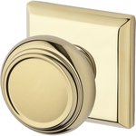 Baldwin PV.TRA.TSR Reserve Traditional Privacy Knobset with Traditional Square Rosette