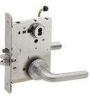 Schlage L9092JELEU 02B RX Electrically Unlocking or Locking Outside Cylinder and Outside Lever Mortise Lock with 02 Lever and B Rose without Full Size Interchangeable Core & RX Switch