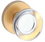 Baldwin PS.CCY.CRR Reserve Contemporary Crystal Passage Knobset with Contemporary Round Rosette