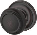 Baldwin PV.TRA.TRR Reserve Traditional Privacy Knobset with Traditional Round Rosette