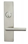 Omnia 12012AC Stainless Steel Double Cylinder Mortise Entry Set