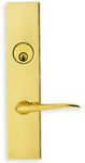 Omnia D12042A Single Cylinder Deadbolt Entry Set for 5-1/2 Inch Door Prep