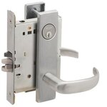 Schlage L9080P 17N Storeroom Mortise Lock with 17 Lever and N Escutcheon