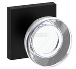 Baldwin HD.CCY.CSR Reserve Contemporary Crystal Single Dummy Knob with Contemporary Square Rosette