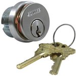 Schlage 20-001 C123 1-1/4 Inch Mortise Cylinder with Everest "C123" Keyway