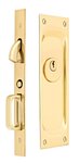 Emtek 2103 Classic Keyed Pocket Door Mortise Lock for 1-5/8&quot; Thick Doors