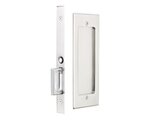 Emtek 2114 Modern Rectangular Passage Pocket Door Mortise Lock for 1-3/4&quot; Thick Doors