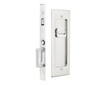 Emtek 2115 Modern Rectangular Privacy Pocket Door Mortise Lock for 2&quot; Thick Doors