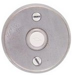 Emtek 2422 Sandcast Bronze Doorbell Button with #2 Rosette