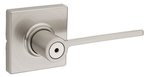 Kwikset 300LRL SQT Ladera Privacy Leverset with Square Rosettes