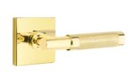 Emtek T-Bar Knurled 5050 SD Select Brass Single Dummy Lever with Square Rosette for Left Handed Doors product