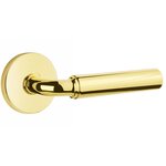 Emtek R-Bar Smooth 5059 Select Brass Full Dummy Leverset with Disk Rosette product