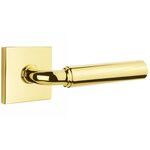 Emtek R-Bar Smooth 5110 Select Brass Passage Leverset with Square Rosette for Right Handed Doors product