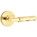 Emtek T-Bar Tribeca 5059 SD Select Brass Single Dummy Lever with Disk Rosette for Left Handed Doors product