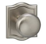 Omnia 458ARPR Privacy Knobset with Arched Rosette From the Prodigy Collection