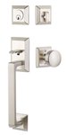 Emtek 4706 Transitional Heritage Sectional Full Dummy Handleset
