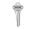 Schlage 35-056 1246 Control Key Blank Restricted 1246 Keyway