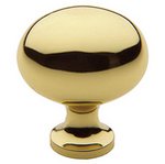Baldwin 4913 1-3/8 Inch Diameter Oval Cabinet Knob