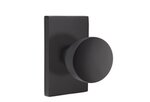 Emtek Laurent 5052 Full Dummy Knobset with Modern Rectangular Rosette