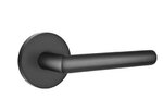 Emtek Stuttgart 5209 Brass Modern Privacy Leverset with Disk Rosette for Right Handed Doors