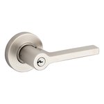 Baldwin 5264.LENT Estate Square Keyed Entry Leverset Non-Egress Function for Left Handed 2-1/4 Inch Thick Doors