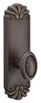Emtek 6202 8-1/4 Inch Height Lost Wax Cast Bronze #16 Sideplate Privacy Set