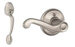 Schlage FE285 PLY/FLA Plymouth Lower Handleset with Flair Lever for Left Handed Doors