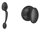 Schlage FE285 PLY/SIE Plymouth Lower Handleset with Siena Knob