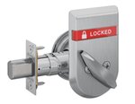 Schlage B660P ISLOC Single Cylinder Deadbolt with Inside Locked/Unlocked Indicator