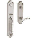 Baldwin 6401.LENT Estate Devonshire Single Cylinder Handleset for Left Handed Doors