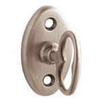 Baldwin 6728 Turnpiece with Oval Backplate for Doors up to 2-1/4 Inches Thick