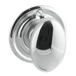 Baldwin 6756 Turnpiece with Round Backplate for Doors up to 2-1/4 Inches Thick