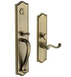 Baldwin 6963.LDBL Estate Bristol Double Cylinder Mortise Handleset for Left Handed Doors