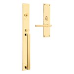 Baldwin 6977.RENT Estate Minneapolis Single Cylinder Mortise Handleset for Right Handed Doors
