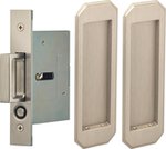 Omnia 7039/N Passage Pocket Door Lock with Traditional Trim product