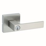 Kwikset 740SAL SQT SMT Singapore Keyed Entry Leverset with Square Rosettes with SmartKey