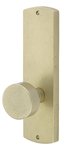 Emtek 7622 9 Inch Height Sandcast Bronze Missoula Sideplate Privacy Set