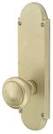 Emtek 7807 9-5/16 Inch Height Sandcast Bronze #5 Sideplate Privacy Set