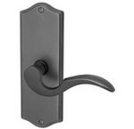 Emtek 8020 7-1/8 Inch Height Colonial Sideplate Privacy Set