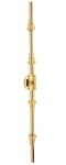Baldwin 8106.L7LK Left Handed Cremone Bolt with Ornamental Covers for 7' Doors product