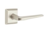 Emtek Athena 8231 Brass Modern Privacy Leverset with Quincy Rosette for Right Handed Doors
