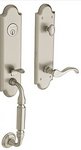 Baldwin 85350.LENT Estate Manchester Single Cylinder Handleset for Left Handed Doors