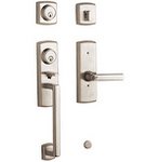 Baldwin 85385.2DCL Estate Soho Double Cylinder Two Point Handleset for Left Handed Doors