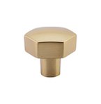 Emtek 86457 Brass Modern Hex Cabinet Knob 1-1/8 Inch Diameter