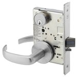 Yale Commercial 8805FLPBR Storeroom Mortise Lock with Pacific Beach Lever and Copenhagen Rose