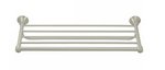 Deltana 88HS24 Contemporary 24 Inch Towel Shelf with Towel Bar