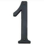 Baldwin 90671 4-3/4 Inch Tall House Number 1